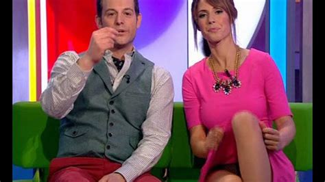 upskirt on tv|Accidental Nudity During Tv Show. Tv Host Seducing A Players.